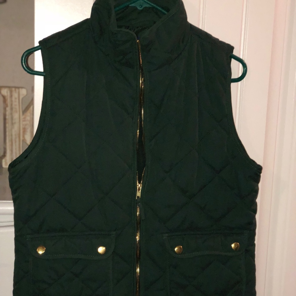 Hunter green vest